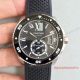 2017 Swiss Replica Calibre De Cartier Diver Watch SS Black Automatic Rubber Band (1)_th.jpg